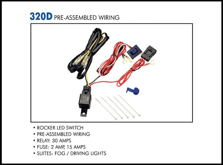 320D Pre-Assembled Wiring