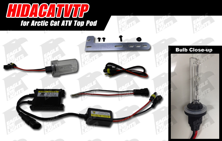 2006-2008 Arctic Cat ATV Top Pod HID Kit [HIDACATVTP]