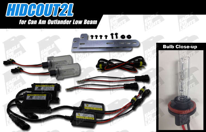 2012-2020 Can Am Outlander HID Kit Low Beam [HIDCOUT2L]