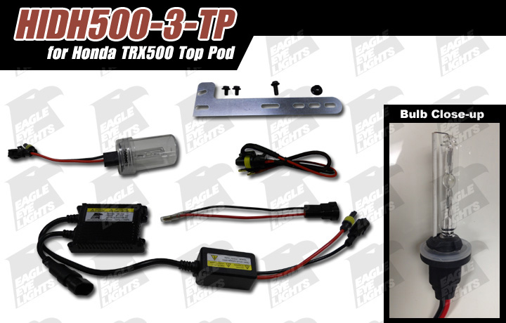 2015-2021 Honda TRX500/TRX520 HID Kit Top Pod [HIDH500-3-TP]