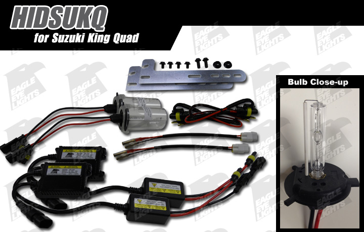 2007-2020 Suzuki King Quad HID Conversion Kit [HIDSUKQ]