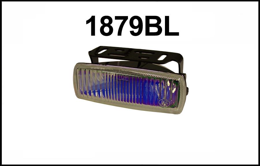 1879BL 4-3/8" Rectangular Light, Neon Blue