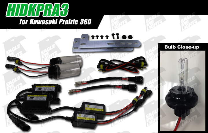 2003-2013 Kawasaki Prairie HID Conversion Kit [HIDKPRA3]
