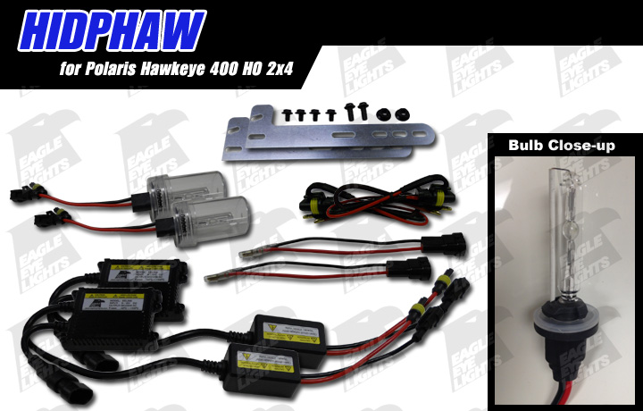 2011-2014 Polaris Hawkeye 400 HO 2x4 HID Kit [HIDPHAW]