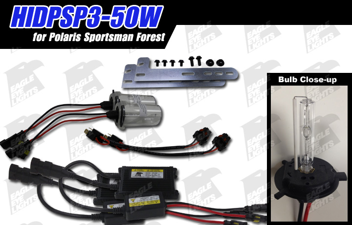 2013-2020 Polaris Sportsman Forest HID 50w Kit [HIDPSP3-50w] - Click Image to Close