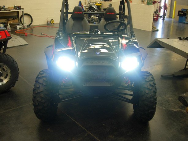 2011-2020 Polaris RZR and Ranger 50w HID Conversion Kit - Click Image to Close