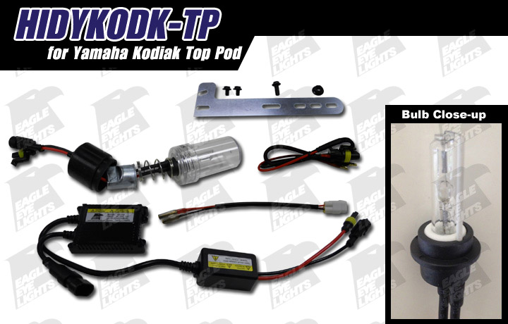 2018-2020 Yamaha Kodiak Top Pod HID Kit [HIDYKODK-TP]